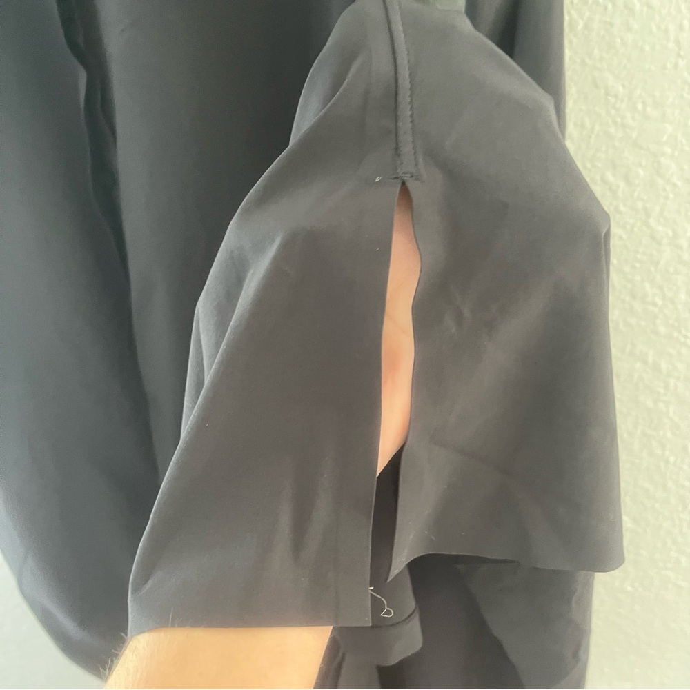 ATHLETA Urbanite Dress Black #846038 Casual Shirt Style Missing BELT Size S/P - Picture 11 of 16